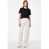 PIECES - PCSelma - Jeans - Wit - Wide Leg - High Waist