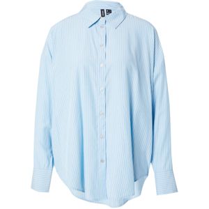 Vmnora Ls Oversize shirt WVN Ga Noos, Airy Blue., L