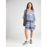 Jurk - Zwart - V-Hals - 3/4 Wijde Mouwen - Loose Fit