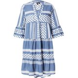 Jurk - Zwart - V-Hals - 3/4 Wijde Mouwen - Loose Fit