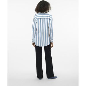 VMLINN LS Shirt WVN NOOS, Airy Blue/Aop: beate Stripe Melange, XL