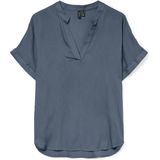 Vero Moda - T-shirt - China Blue - 100% Viscose Lenzing Ecovero