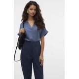 Vero Moda - T-shirt - China Blue - 100% Viscose Lenzing Ecovero