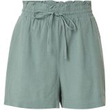 Paperbag Shorts - Kort - Zwart - Katoen - Relaxed Fit