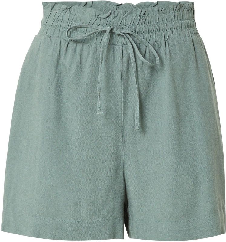 Paperbag Shorts - Kort - Zwart - Katoen - Relaxed Fit