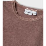 Merino Wol - Romper - Lange Mouwen - Drukknoopsluiting - Kantdetail