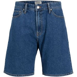 JJ Rebel - JREBTAYLOR JJCRAFT - Korte Broeken - Blauw Denim - Loosefit