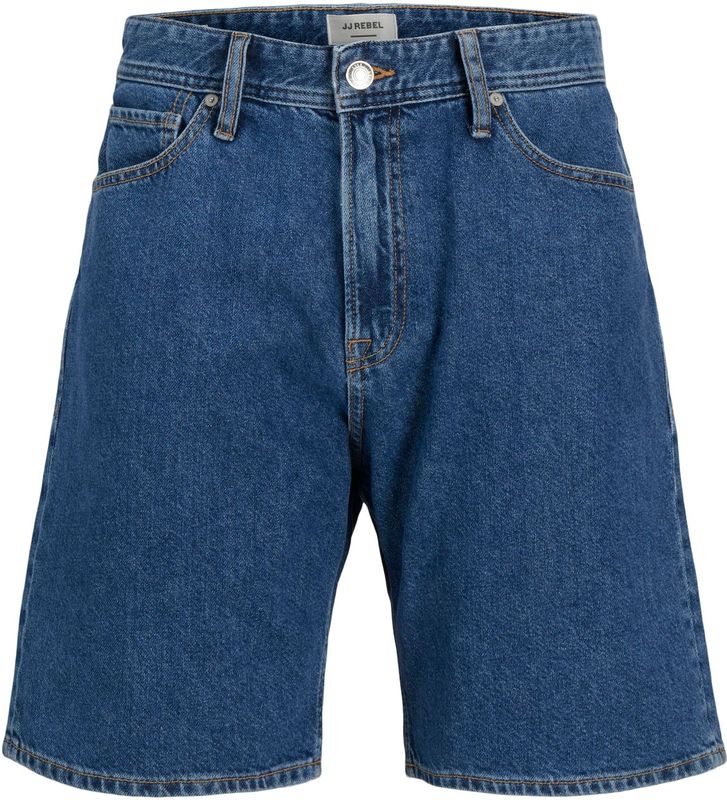 JJ Rebel - JREBTAYLOR JJCRAFT - Korte Broeken - Blauw Denim - Loosefit