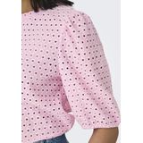 Onlelisa - T-shirts - Regular Fit - Korte Mouwen - Broderie Anglaise