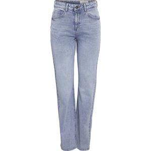 Noisy May - Monica Straight Az359lb Jeans - Blauw - Hoogzittend - Biologisch Katoen