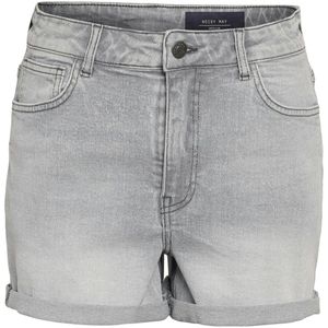 Noisy may Nmmoni Hw DNM Az277Lg Noos Short pour femme, Gris clair denim, S