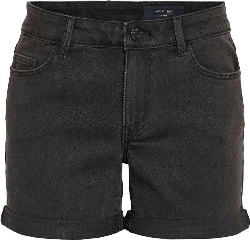 Noisy May - NMDEBBY NW Slim Shorts - Korte Broek - Zwart - Katoenmix