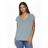 Pieces - Pcbillo Tee Lurex Stripes Jrs Noos Bc - Dames - t-Shirts