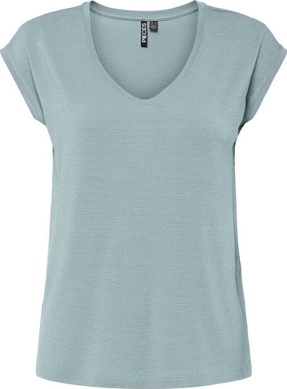 Pieces - Pcbillo Tee Lurex Stripes Jrs Noos Bc - Dames - t-Shirts