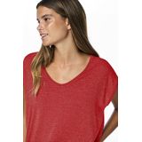 Pieces - Pcbillo Tee - T-shirt - Poppy Red - Dames