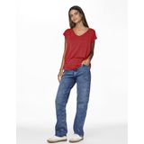 Pieces - Pcbillo Tee - T-shirt - Poppy Red - Dames