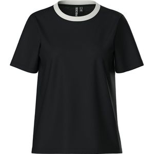 PIECES Dames Pcria Ss Solid Tee Noos Bc T-shirt, zwart, XL