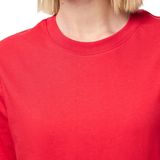 PIECES - PCRia - T-shirt - Donkerrood - Kwartmouw