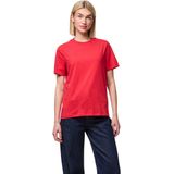 PIECES - PCRia - T-shirt - Donkerrood - Kwartmouw