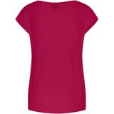 PIECES - T-shirt - Kersenrood - Modal