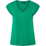 T-shirt - Effen - Jersey - V-hals - Normale Pasvorm