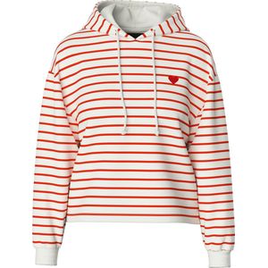 Pieces - Pcchilli Ls Hoodie Stripes Emb Noos Bc - Meisjes - Sweaters