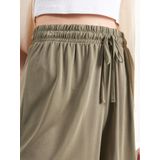 PIECES - PCAnora - Broek - Olijfgroen - Harembroeken