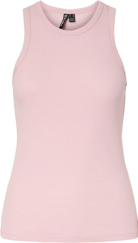 Pieces - Ruka - Tanktop - Effen - Regular Fit, RIB, Katoen en Elastaan