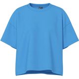 Sweater - Effen - Sweatstof - Ronde Hals - Halve Mouw - Wijde Pasvorm