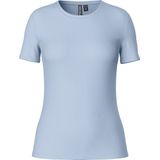 PIECES Pcruka Ss Top Noos T-shirt Dames - Hemelsblauw