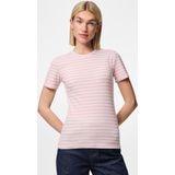 Pcruka Top - Roseate Spoonbill - Slim Fit - Korte Mouwen