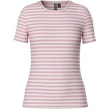 Pcruka Top - Roseate Spoonbill - Slim Fit - Korte Mouwen
