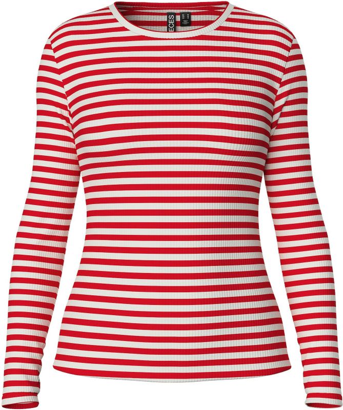 PIECES PCRUKA LS TOP NOOS BC Dames Lange mouwen shirts