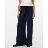 Vero Moda - Vmjanet Hw Wide Pant - Navy Blazer - Dames