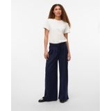 Vero Moda - Vmjanet Hw Wide Pant - Navy Blazer - Dames