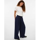 Vero Moda - Vmjanet Hw Wide Pant - Navy Blazer - Dames