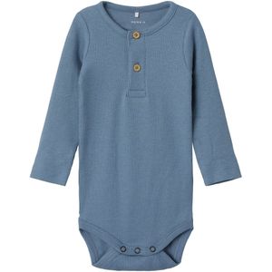 Name It - Kab Button Romper - Spring Lake - Biologisch Katoen