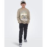 ONLY & SONS JUNIOR - Sweatshirt - Blauw - Katoen - O-hals