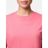 PIECES - Pcria Ss Solid Tee - T-shirt - Roze - Katoen