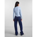 PIECES - PCNICCA - Shirt - Lichtblauw - Lange Mouw - Slanke Pasvorm