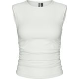 PIECES - PCMADISON - Top - Wit - Gerecycled Materiaal