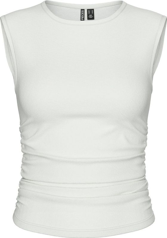 PIECES - PCMADISON - Top - Wit - Gerecycled Materiaal