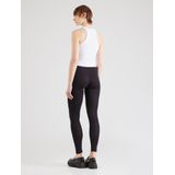 High-Waist Legging - Zwart - Zacht Rekbaar Jersey - Biologisch Katoen - Per 2 Verpakt