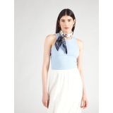 PIECES - PCRUKA - Top - Lichtblauw - Jersey, Aansluitende Pasvorm, Racerback