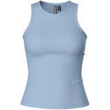 PIECES - PCRUKA - Top - Lichtblauw - Jersey, Aansluitende Pasvorm, Racerback