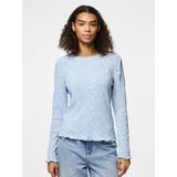 PIECES - PCFlora - T-shirt - Lichtblauw - Bloemenprint