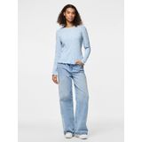 PIECES - PCFlora - T-shirt - Lichtblauw - Bloemenprint