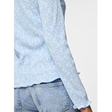 PIECES - PCFlora - T-shirt - Lichtblauw - Bloemenprint