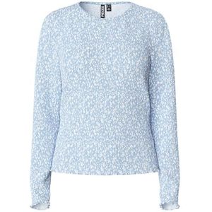 PIECES - PCFlora - T-shirt - Lichtblauw - Bloemenprint