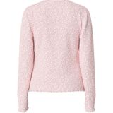 PIECES - PCFlora - T-shirt - Rosa/Wit - Lange Mouw